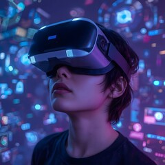 Virtual Reality Experience: Immersive Metaverse Exploration