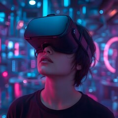 Virtual Reality Experience: Immersive Metaverse Exploration