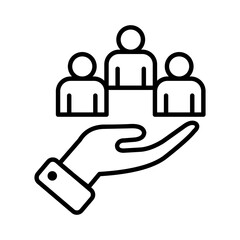Customer Icon Line Version