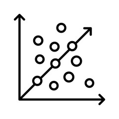 Regression Icon Line Version