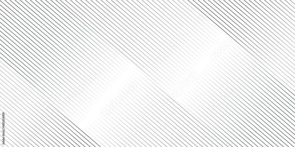 Poster geometric diagonal stripe seamless fabric classic black and white thin gradient line background. dia