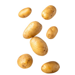 Obraz premium Fresh Potatoes in Air