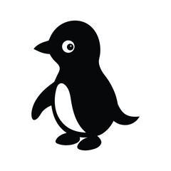 penguin on a white background