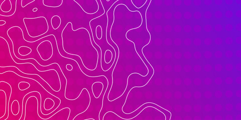 Abstract colorful background with wavy lines creating a trendy artistic design