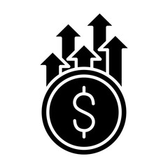 Inflation Icon Glyph Version