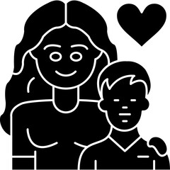 Mother And Son Icon