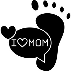 Mom Foot Icon