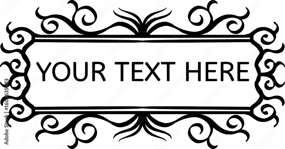 Fototapete featuring text space with a unique touch of ornamental carving