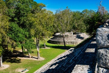Edzna city ruins , Campeche.