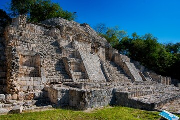 Edzna city ruins , Campeche.