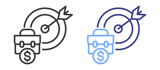 Business Goal icon color