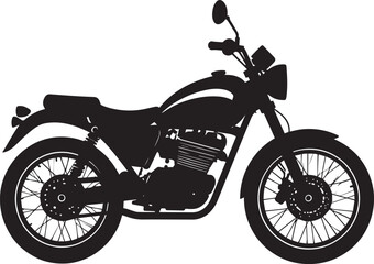 Fototapeta premium black motorcycle vector logo, motorcycle vector illustration, motorcycle silhouette vector icon