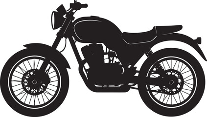 Fototapeta premium black motorcycle vector logo, motorcycle vector illustration, motorcycle silhouette vector icon