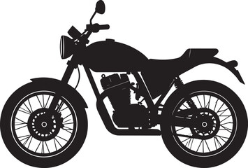 Fototapeta premium black motorcycle vector logo, motorcycle vector illustration, motorcycle silhouette vector icon