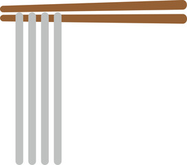 국수면 젓가락 일러스트