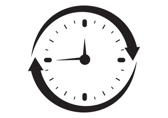 Clock icon set. Time icon vector. watch icon symbol