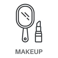 Simple Makeup Design Icon, Simple Style Design Inspiration For Any Logos Interface And Purpose