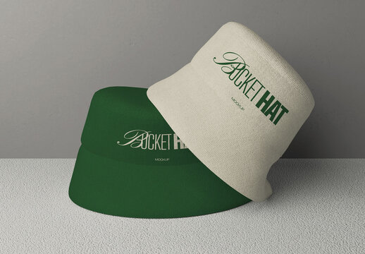 Bucket Hat Design Mockup