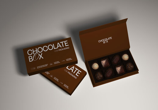 Chocolate Box Mockup