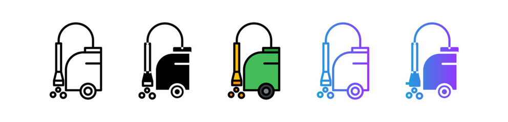 Vacuum Cleaner multiple icon