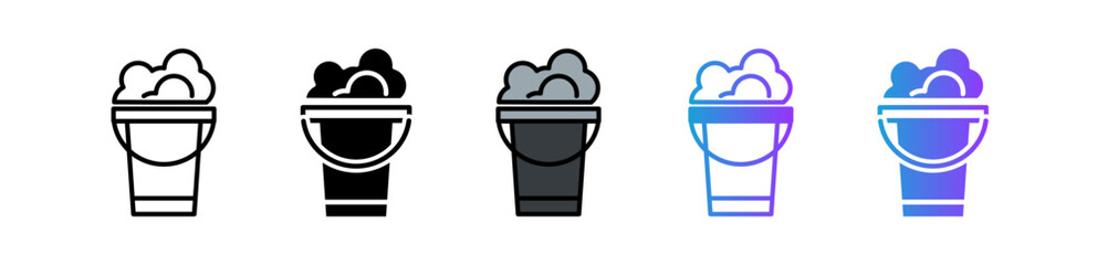 Bucket multiple icon