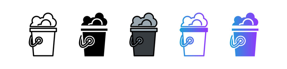 Bucket multiple icon