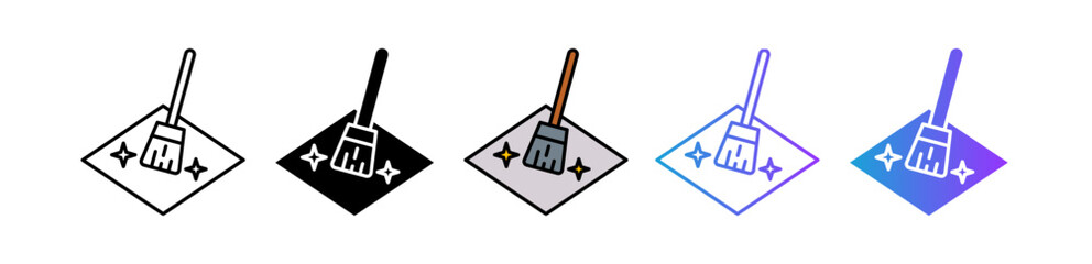 Broom multiple icon