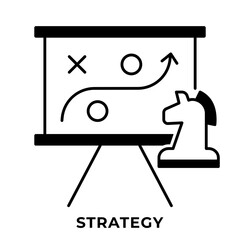 Single Icon Strategy. Perfect for Presentation, Website, apps, etc. Icon Mixed Style