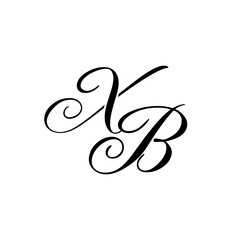 Obraz premium Elegant ZA Monogram Logo in Black Script – Luxury Calligraphy Initial Design on White Background 