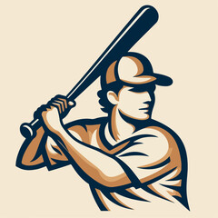 illustration of playing baseball