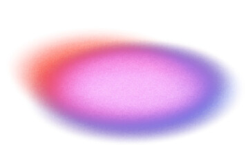 Overlay grainy gradient shape glowing background cutout on transparent background, abstract vibrant neon noisy gradients color spots multicolored, grunge rough texture, noise texture background