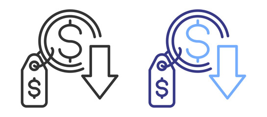 Low Prices icon color