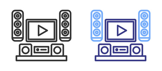 Electronic icon color