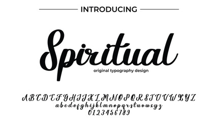 Spiritual - Elegant Script Font for Smooth Handwritten Design and Creative Typography
