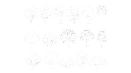 Abstract Trees Vector Illustration Forest Design Element Nature Inspired Artwork