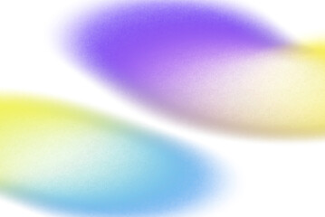 Overlay grainy gradient shape glowing background cutout on transparent background, abstract vibrant neon noisy gradients color spots multicolored, grunge rough texture, noise texture background