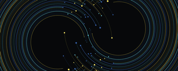 Abstract circuit technology and science concept background