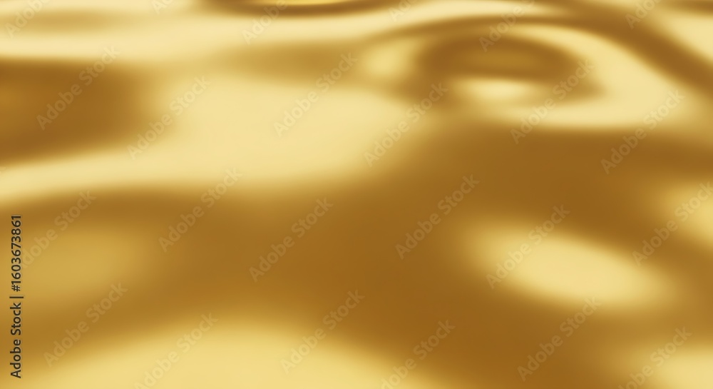 Aufkleber abstract gold background with smooth waves and soft reflections for graphic design