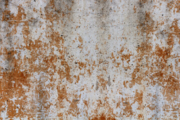 Heavily Stained Concrete Wall