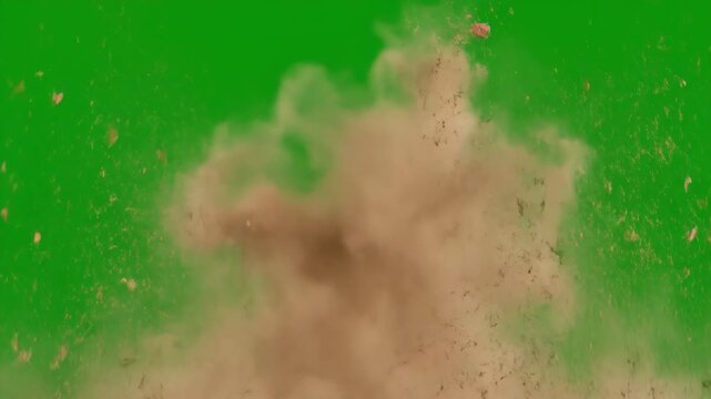 Dust and sand best Resolution animated green screen video 4k, Easy editable green screen video, high quality vector 3D illustration. Top choice green screen background
