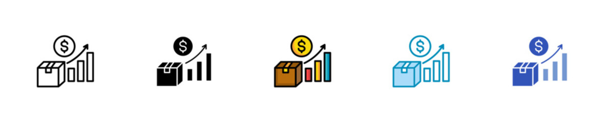 Product Demand  Icon Set Multiple Style Collection