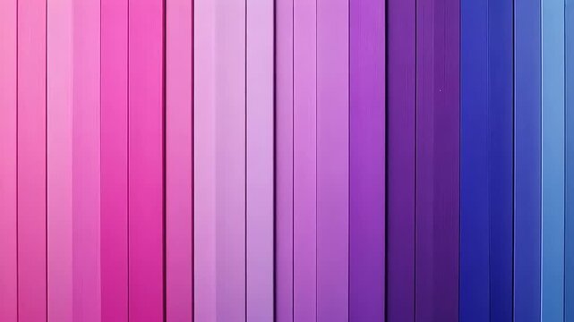 Vertical Panel Array: A Gradient of Pinks, Purples, and Blues for Creative Backdrop