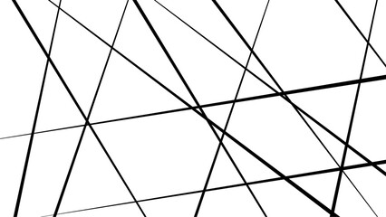 Random geometric line pattern on a transparent background. Random line low poly pattern. abstract seamless line vector. 