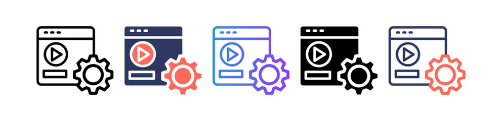 Content Development multiple icon