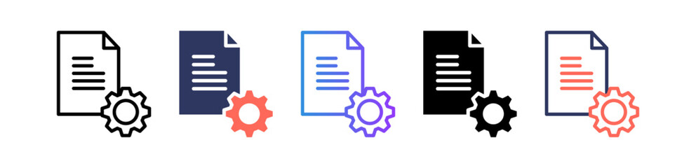 File Processing multiple icon