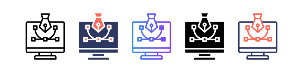 Digital Art multiple icon