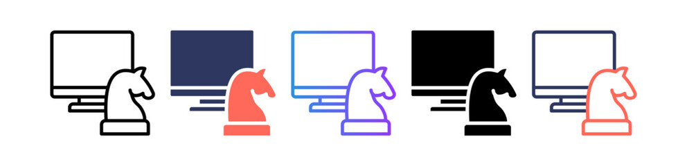 Digital Strategy multiple icon