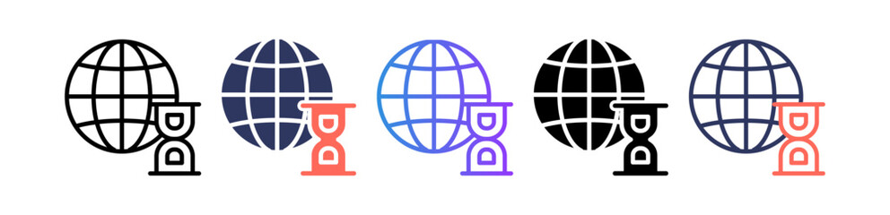 Web Timer multiple icon