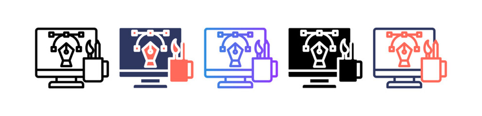 Graphic Designing multiple icon