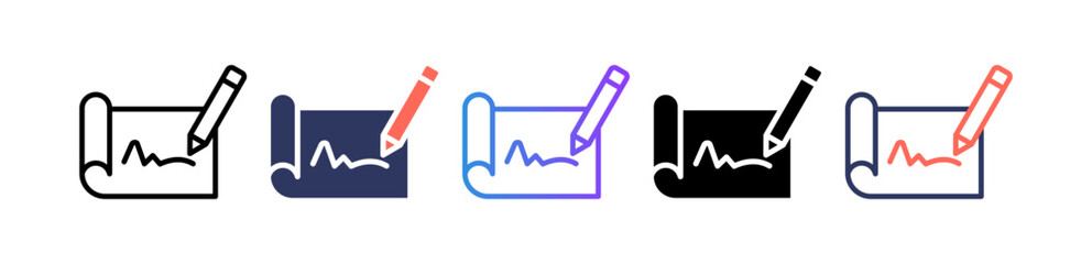 Vector Illustration multiple icon